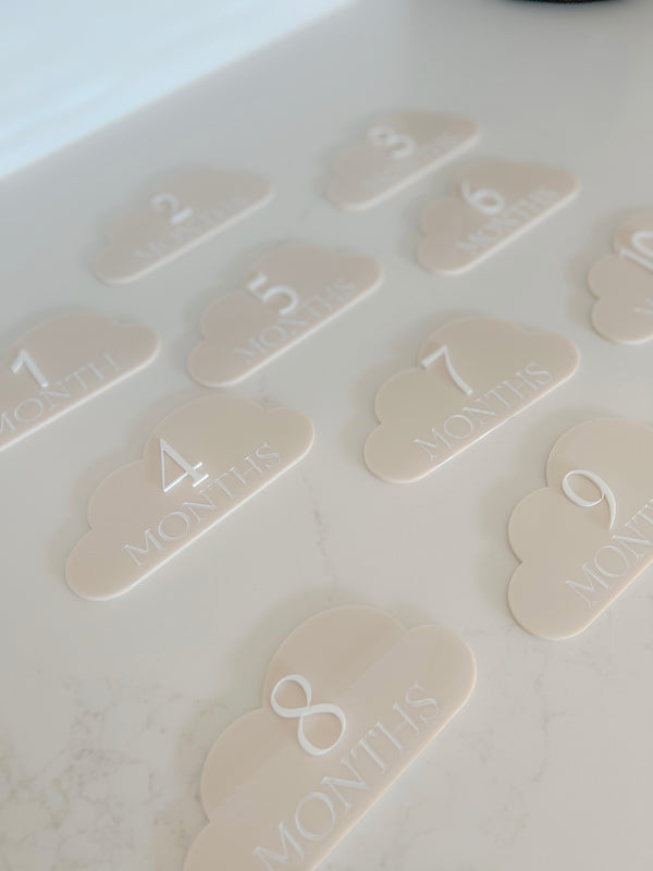 Cloud Milestones 12pk - littledreamersinteriors