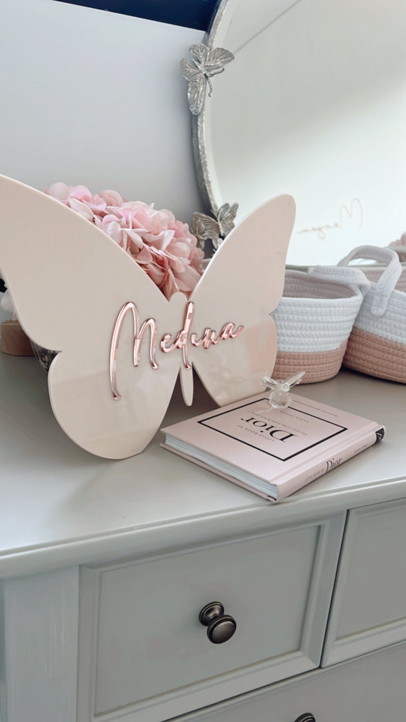 Butterfly Name Plaque 