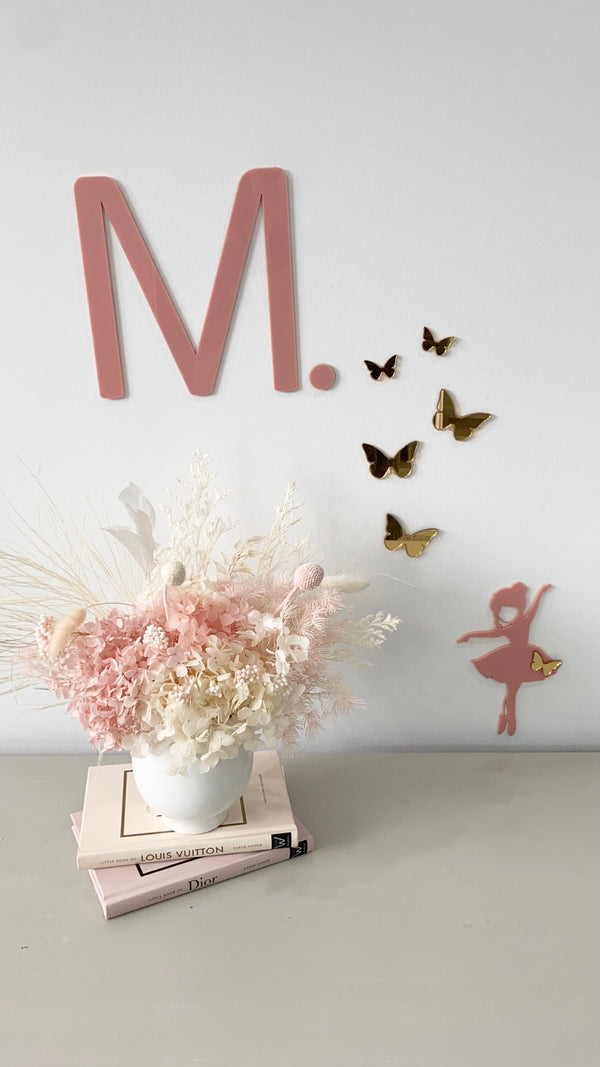 Twirling Ballerina & Butterfly - littledreamersinteriors