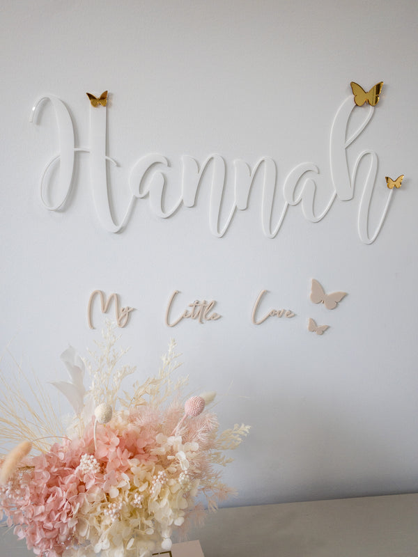 My Little Love Wall Script - littledreamersinteriors