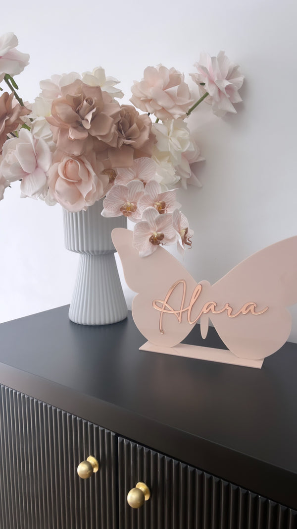 Butterfly Name Plaque 
