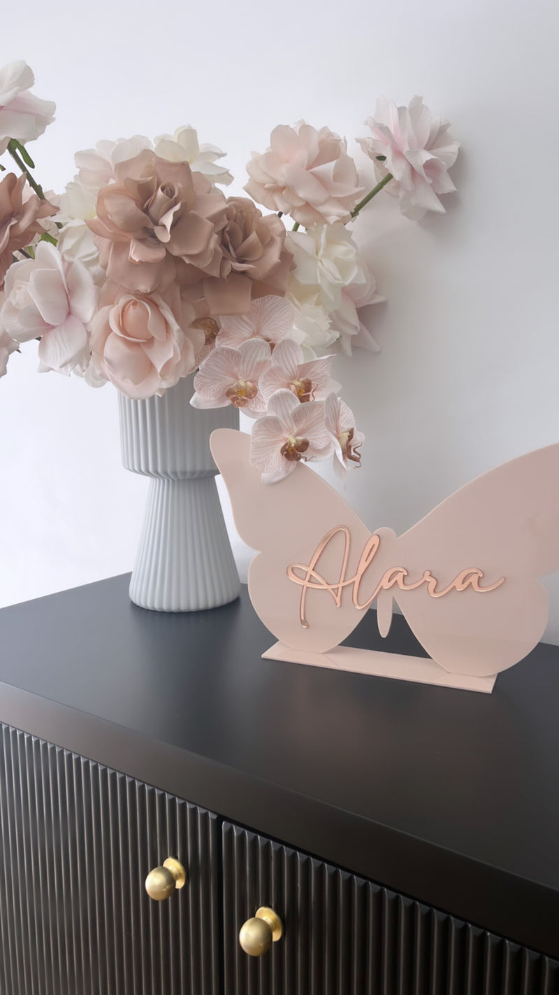 Butterfly Name Plaque 
