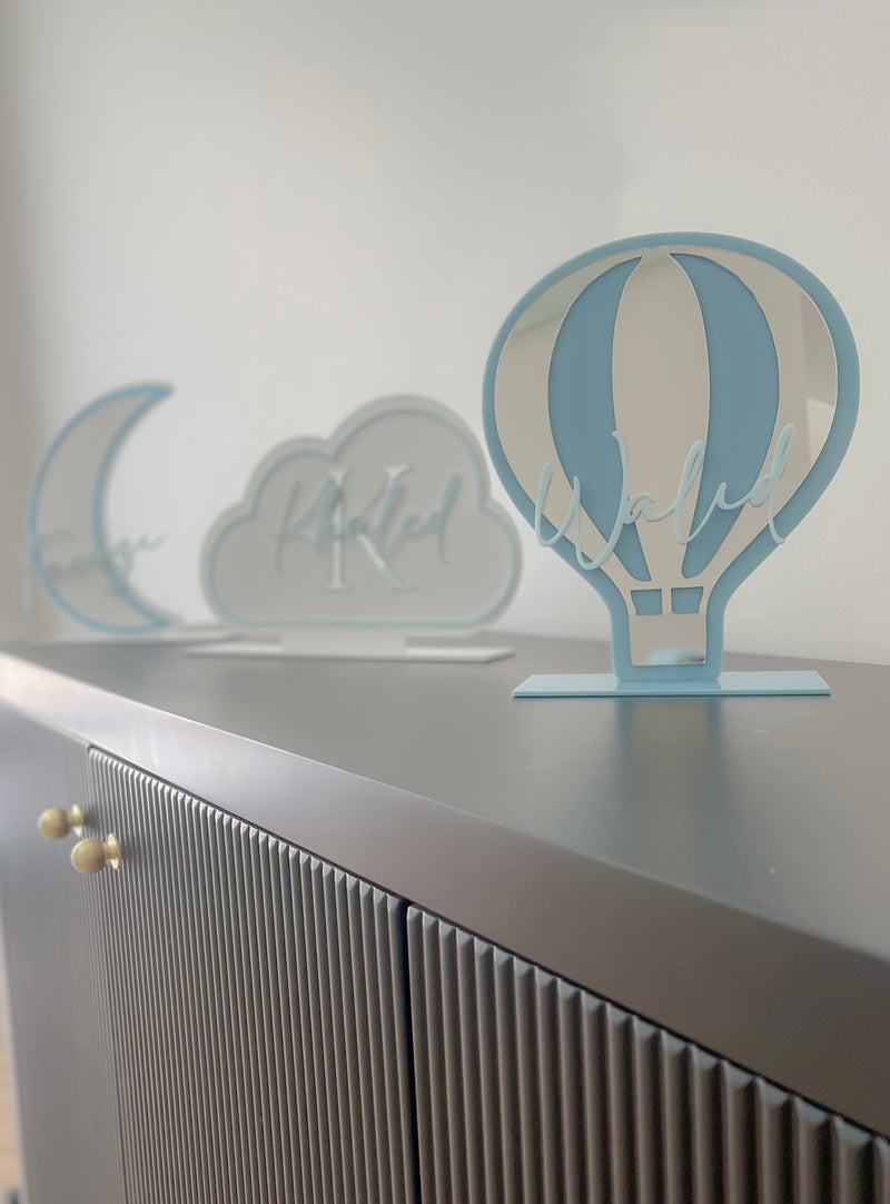 Hot Air Balloon Name Stand - littledreamersinteriors