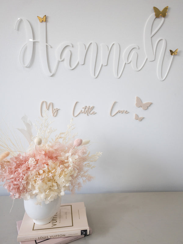 My Little Love Wall Script - littledreamersinteriors