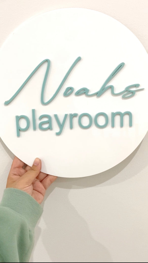 Play room sign - littledreamersinteriors