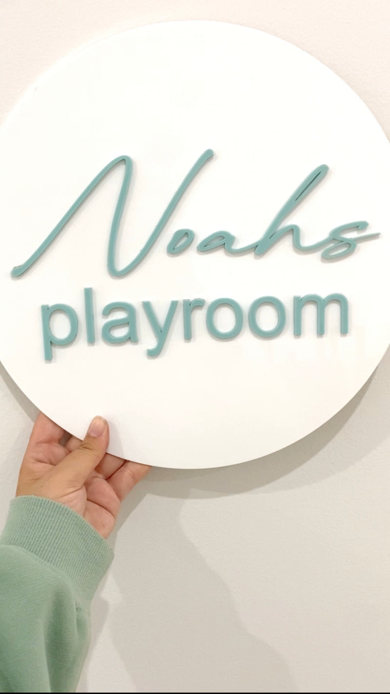 Play room sign - littledreamersinteriors