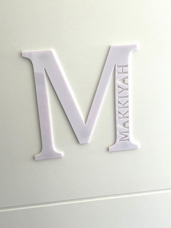 Letter Name Cut Out - littledreamersinteriors