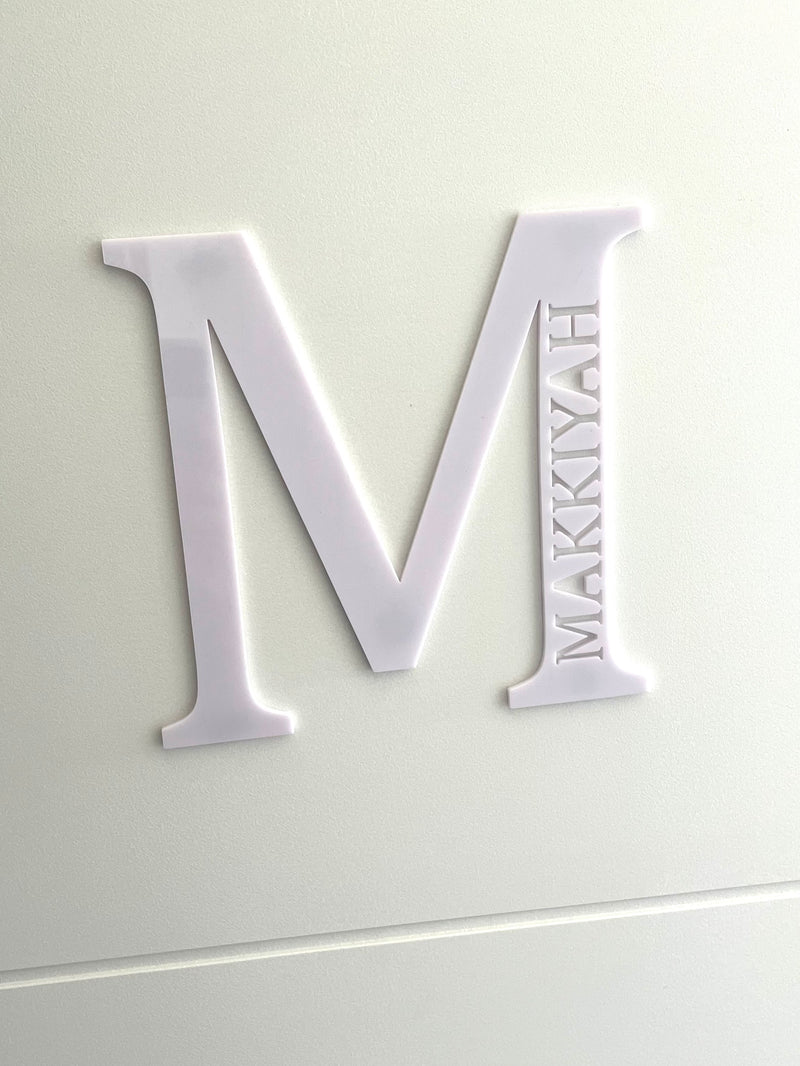 Letter Name Cut Out - littledreamersinteriors