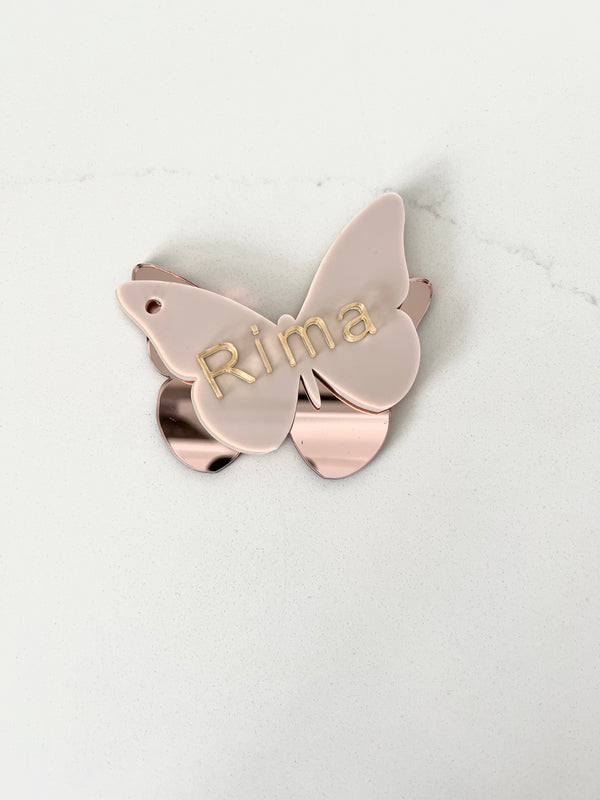 Personalised key ring / Place name tag - littledreamersinteriors