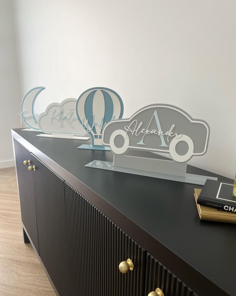 Hot Air Balloon Name Stand - littledreamersinteriors