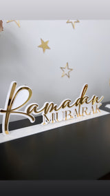 Ramadan Mubarak freestanding sign - littledreamersinteriors