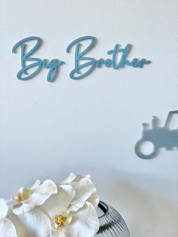 Big Brother Little Brother Wall Script - littledreamersinteriors