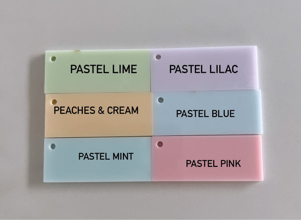 10x Round Acrylic Tags - littledreamersinteriors