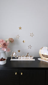 Ramadan Mubarak freestanding sign - littledreamersinteriors