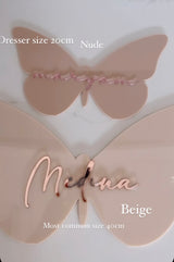 Butterfly Name Plaque - littledreamersinteriors