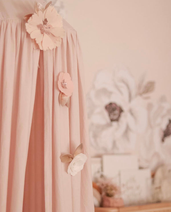 Organic Cotton Canopy - Light Peach - littledreamersinteriors