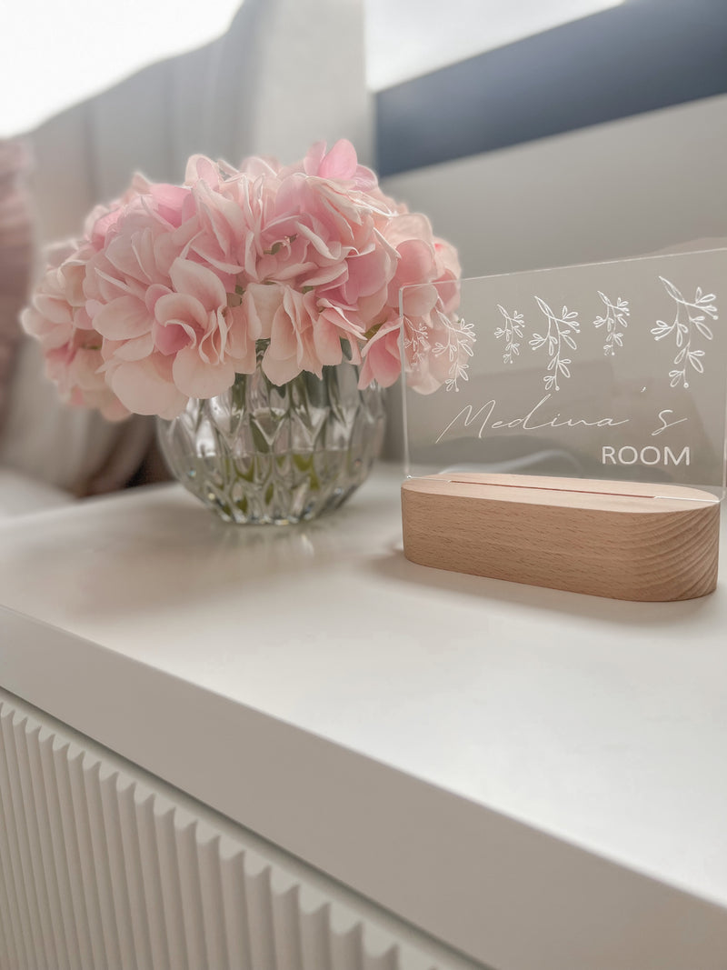 Personalised Night Light - littledreamersinteriors