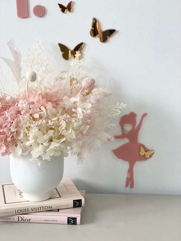 Twirling Ballerina & Butterfly - littledreamersinteriors
