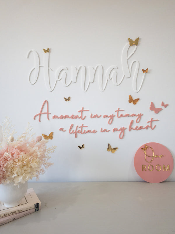 A Moment In My Tummy A Lifetime In My Heart - littledreamersinteriors