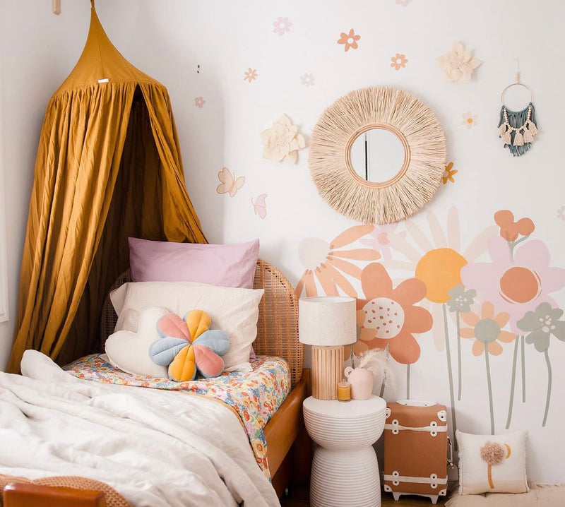 Organic Cotton Canopy - Mustard - littledreamersinteriors
