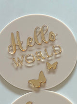 Hello World Disc - littledreamersinteriors