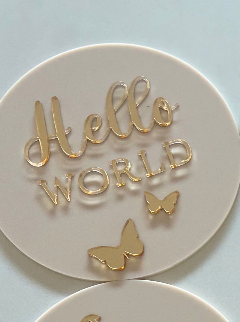 Hello World Disc - littledreamersinteriors