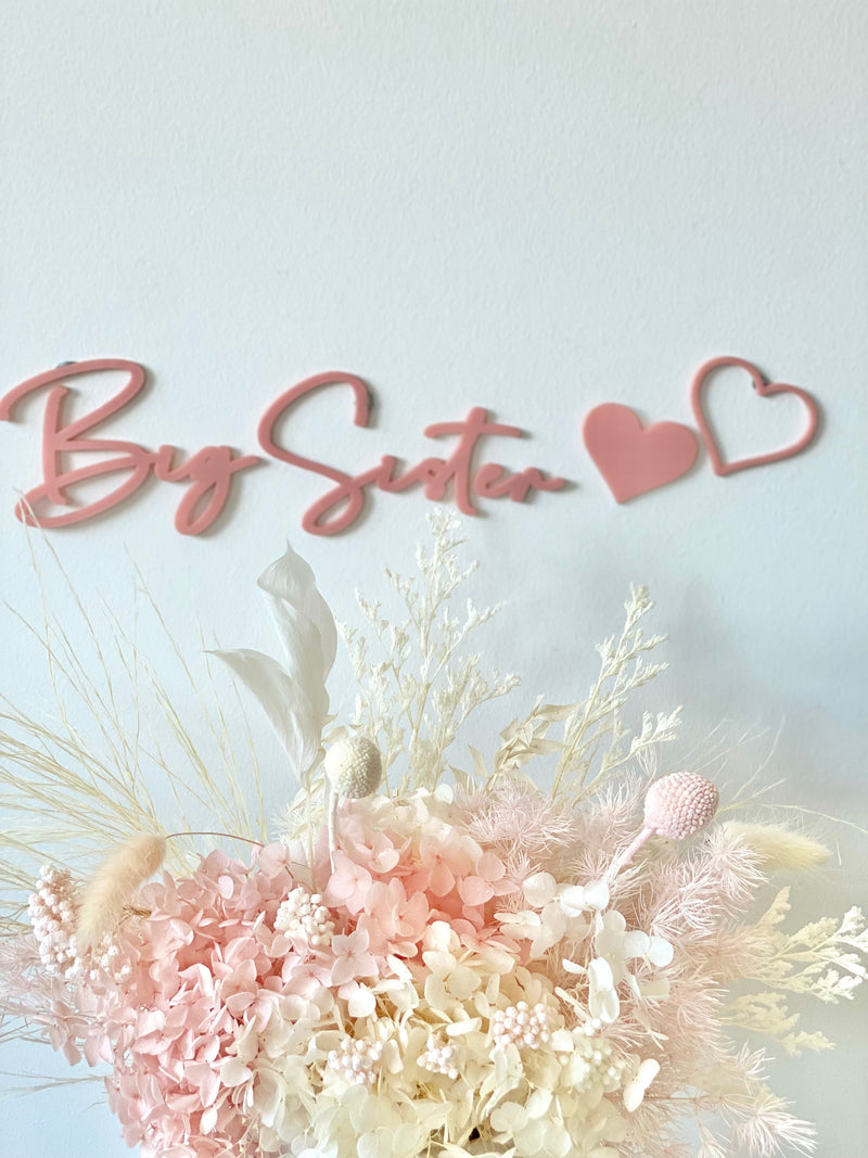 Big Sister Little Sister Wall Scripts - littledreamersinteriors
