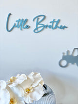 Big Brother Little Brother Wall Script - littledreamersinteriors