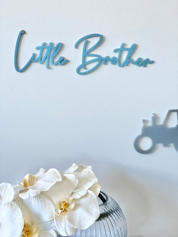 Big Brother Little Brother Wall Script - littledreamersinteriors