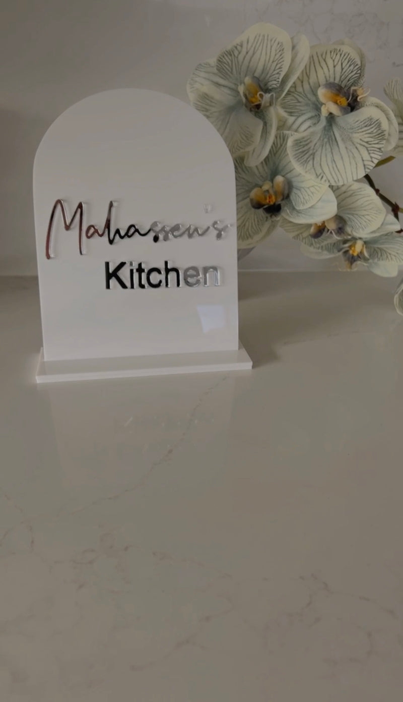 Personalised Kitchen Sign - littledreamersinteriors