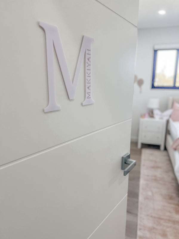Letter Name Cut Out - littledreamersinteriors