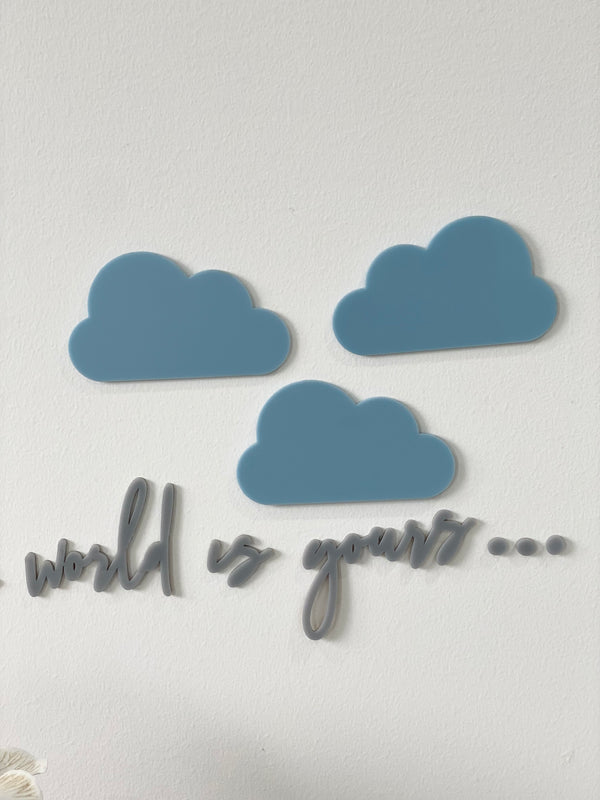 Clouds Set Of 3 - littledreamersinteriors