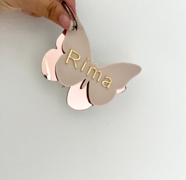 Personalised key ring / Place name tag - littledreamersinteriors