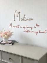 Custom script max 9 words - littledreamersinteriors