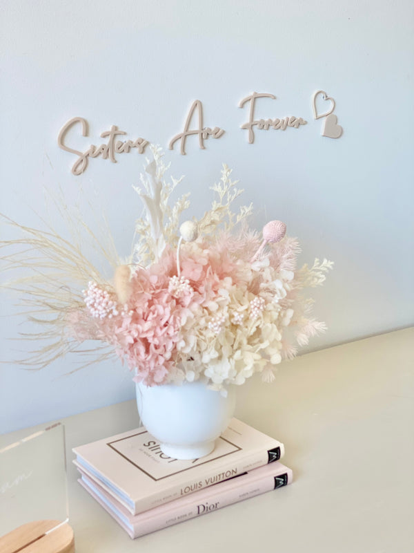 Sisters Are Forever Wall Script - littledreamersinteriors