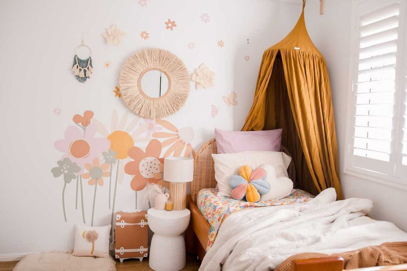 Organic Cotton Canopy - Mustard - littledreamersinteriors