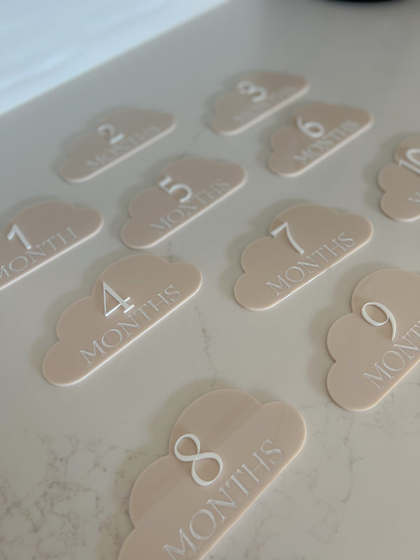 Cloud Milestones 12pk - littledreamersinteriors