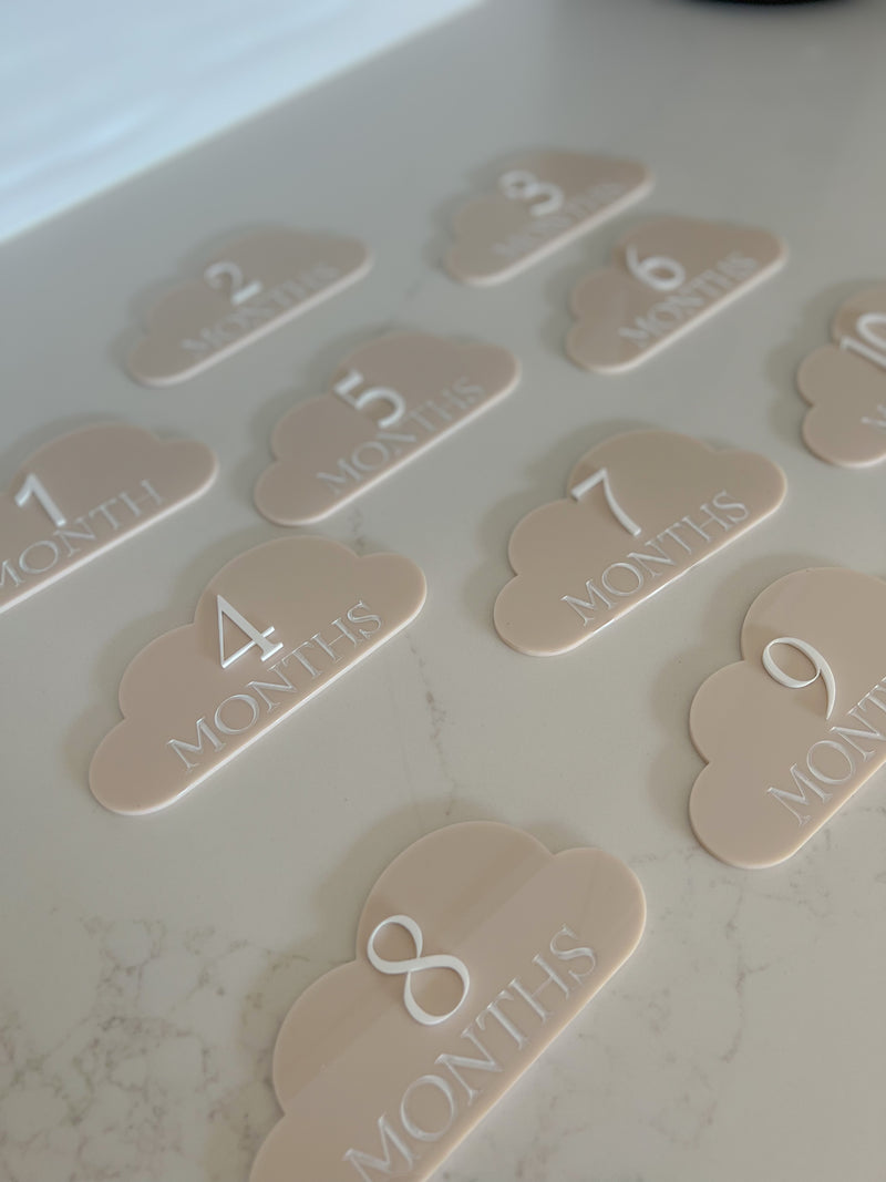 Cloud Milestones 12pk - littledreamersinteriors