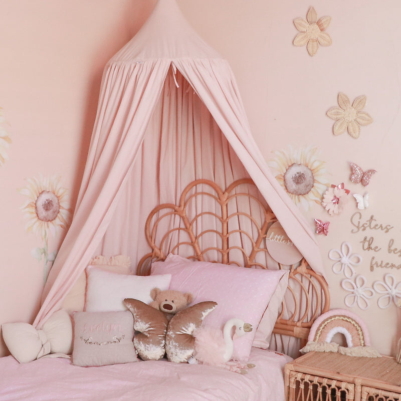 Organic Cotton Canopy - Light Peach - littledreamersinteriors