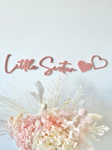 Big Sister Little Sister Wall Scripts - littledreamersinteriors