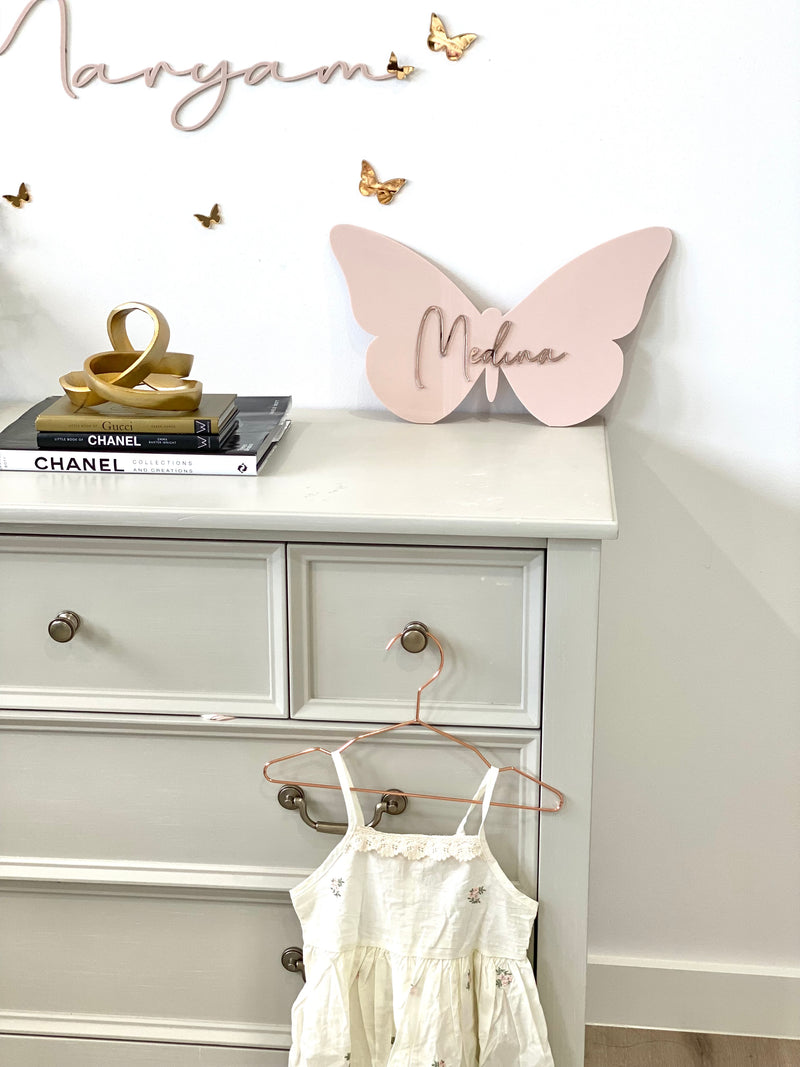 Butterfly Name Plaque 