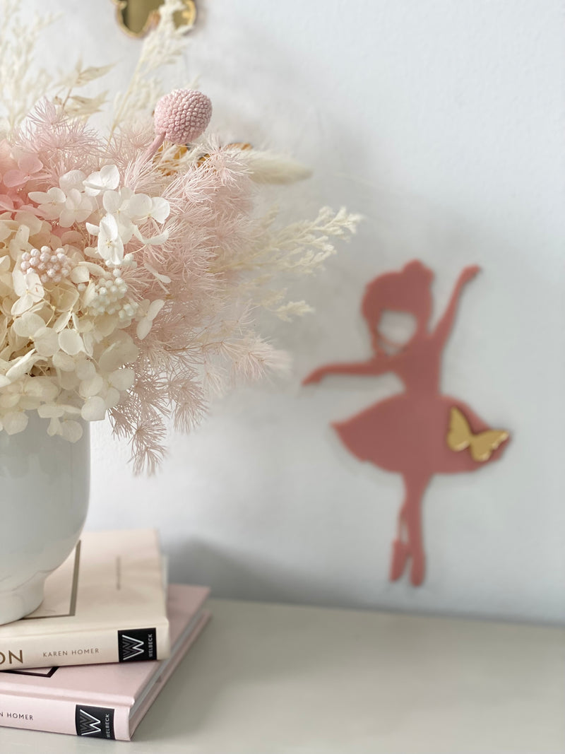 Twirling Ballerina & Butterfly - littledreamersinteriors